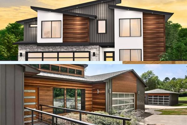 Mixed materials, patterns, and multi-directional install